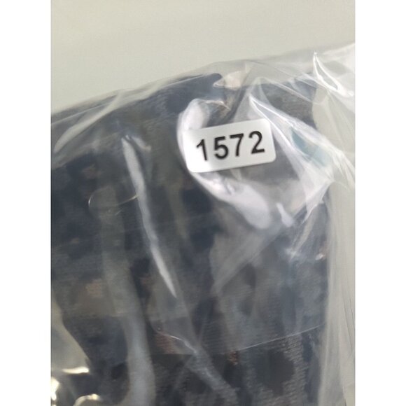 Tommy Hilfiger Gray Blue Cheetah Print Long Sleeve Sweater Dress 1/4 Zipper XL - Picture 5 of 5